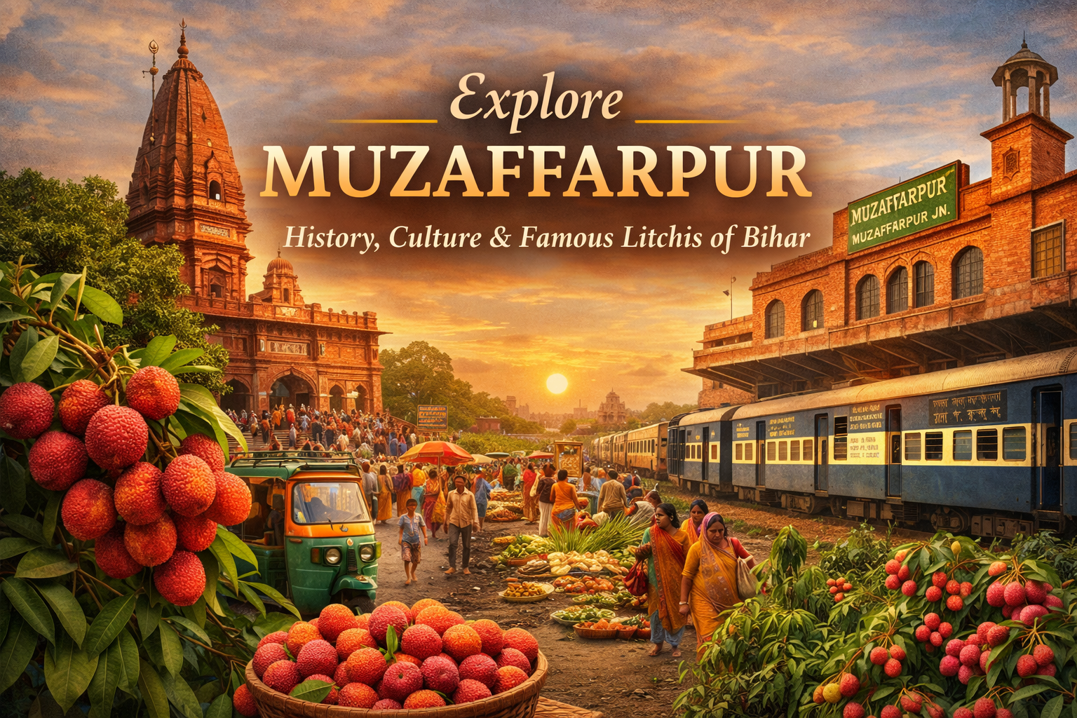 Muzaffarpur: History, Culture & Famous Litchis of Bihar