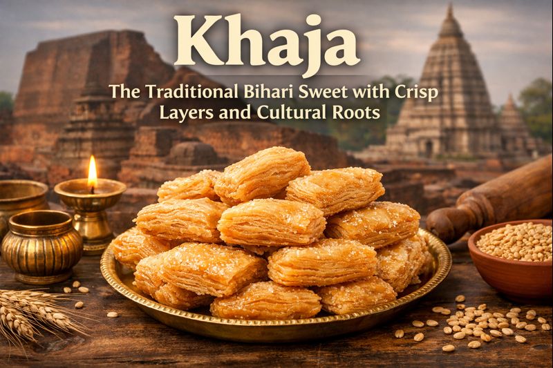 Khaja: The Traditional Bihari Sweet with Crisp Layers and Cultural Roots