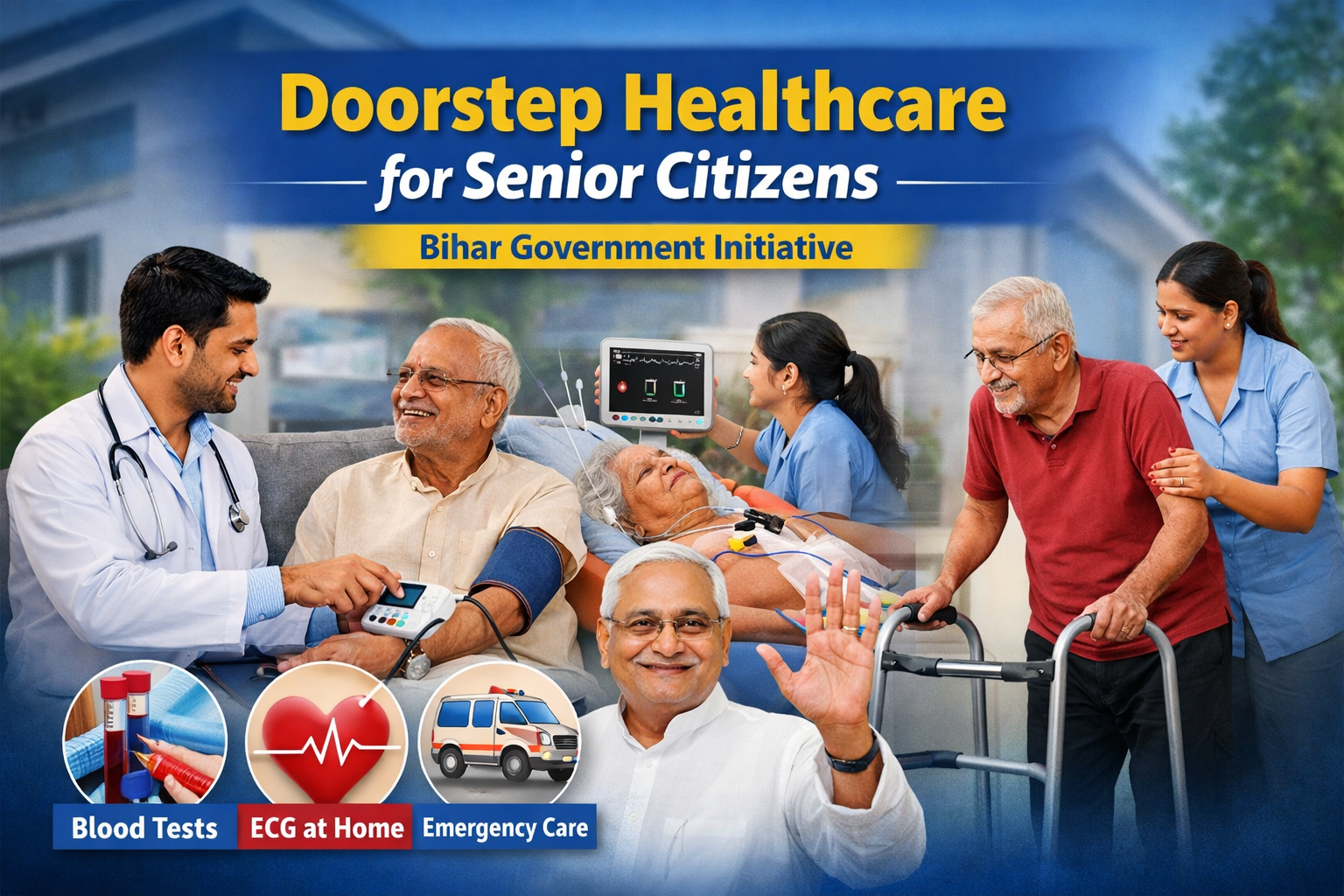 Bihar to Provide Doorstep Healthcare for Senior Citizens