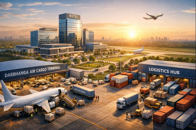 darbhanga airport cargo hub