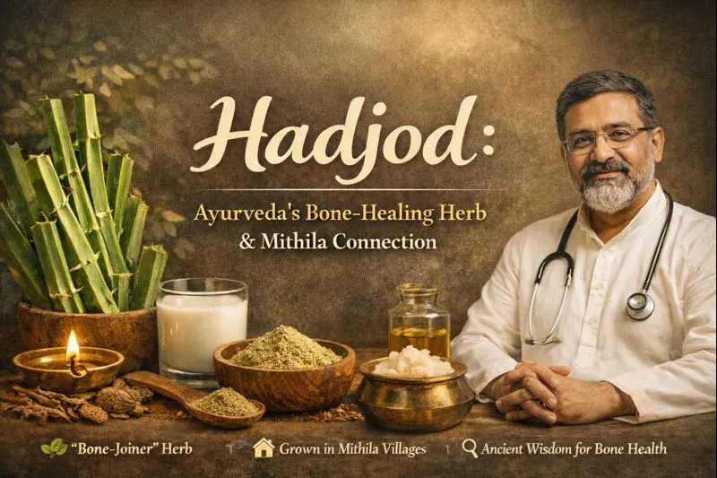 Hadjod for Bone Health: Ayurvedic Bone-Healer Plant in Mithila