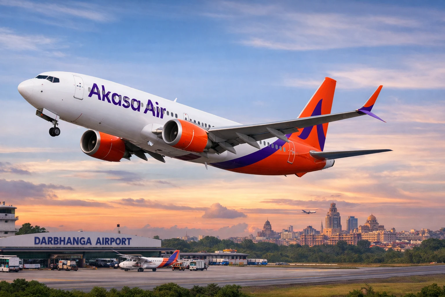 Darbhanga to Bengaluru flight